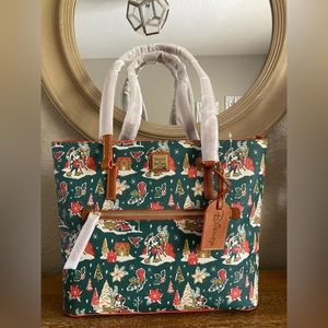 Disney Christmas Dooney & Burke Tote